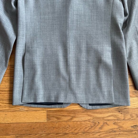 J.Crew Thompson Wool Blazer Solid Gray Sports Coat Mens Size 40L Long - Picture 9 of 16
